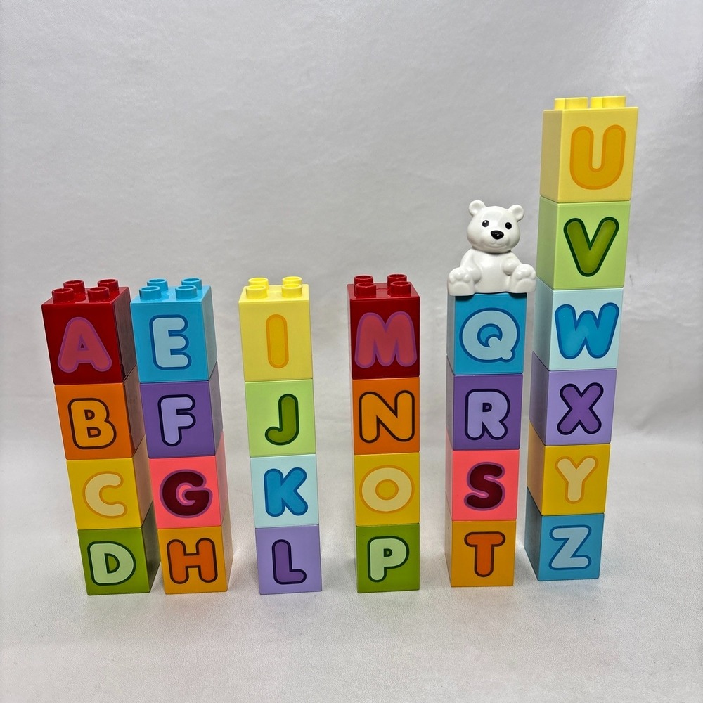 Lego DUPLO 10915 My First Alphabet Truck ABC Letters 36 pc Complete Set Retired - Picture 2 of 12